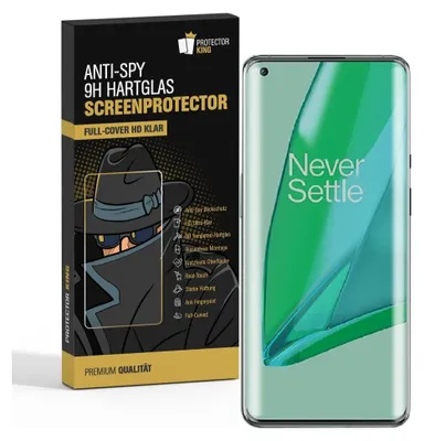 Produktbild von 1x 9H Panzerglas für OnePlus 9 FULL CURVED PRIVACY ANTY-SPY Displayschutz Panzerfolie Schutzfolie Hartglas Schutzglas Displayglas Tempered Glasfolie Sicherheitsglas Echtglas Blickschutz