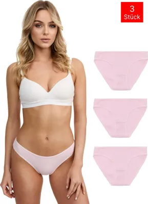 Immagine prodotto di Slip donna Tazzio 3-pack F941 (Rosa, XL)