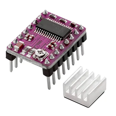 Produktbild von AZ-Delivery Aktoren DRV8825 Schrittmotor-Treiber-Modul mit Kühlkörper, z.B. für RAMPS 1.4, CNC-Shield, 3D Drucker, Prusa Mendel, 1x DRV8825