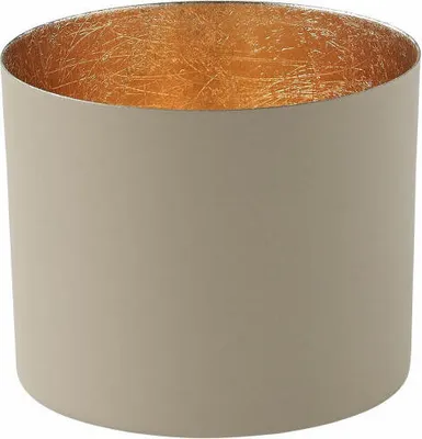 Produktbild von Gift Company Windlicht Chennai L, Teelichthalter, Kerzenhalter, Eisen, Sandstone, Gold, 10 cm, 1054605029