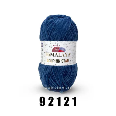Produktbild von Himalaya Dolphin Star 100g/120m (Glitzer) 92121 dunkelblau