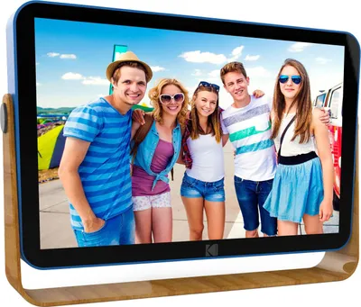 Produktbild von KODAK Digitaler Bilderrahmen 10" WiFi Metall RWF-108BL Blau