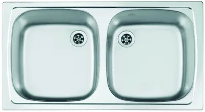 Produktbild von Alveus Basic - Spüle, 780x435 mm, Edelstahl 1049232