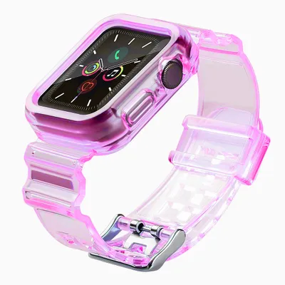 Produktbild von Strap Light Set Ersatzband Gehuse fr Watch 3 42mm / Watch 2 42mm rot