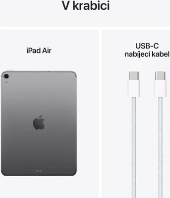 Image de Apple iPad Air, 27.9 cm (11"), 2360 x 1640 px, 256 Go, 8 Go, iPadOS 18, Gris