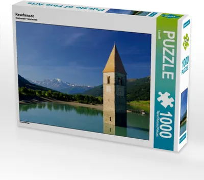 Produktbild von Calvendo Reschensee 1000 Teile Puzzle quer 640x480mm, CALVENDO; 7435583
