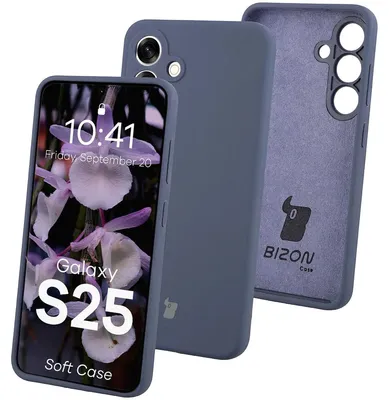 Produktbild von Bizon Soft Case Samsung Galaxy S25 blau