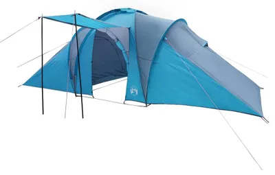 Produktbild von vidaXL Kuppel-Familienzelt 6 Personen Blau Wasserdicht