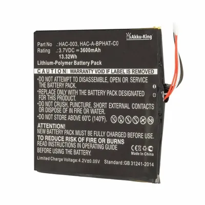 Akku fuer Nintendo Switch HAC-001 - 3600mAh