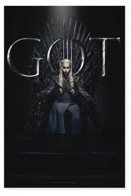 Produktbild von Spreadshirt Game Of Thrones Daenerys Targaryen GOT Poster 60x90 cm, One size, Weiß