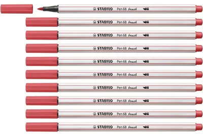Produktbild von STABILO Premium-Filzstift mit Pinselspitze für variable Strichstärken - Pen 68 brush -…