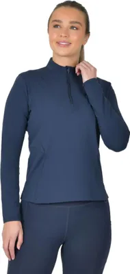 Produktbild von Dublin - Base Layer Oberteil für Damen, angeraut, Reiten, Anliegend, Langärmlig WB2328 (42 DE) (Marine)