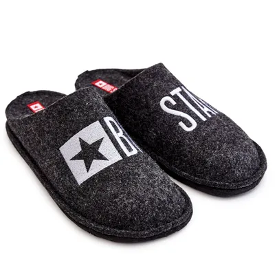Produktbild von Klasické pánské pantofle Big Star KK176003 Černé 44