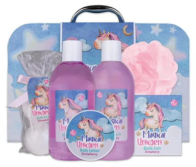 Immagine prodotto di Set regalo in una confezione di carta, tema: unicorno magico