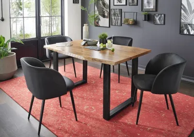 Produktbild von Esstisch >9197< in Akazienholz, Massivholz - 140x78x90cm (BxHxT)