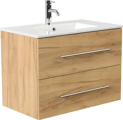 Produktbild von Badmöbel Firenze 80 SoftClose eiche gold : Eiche Gold