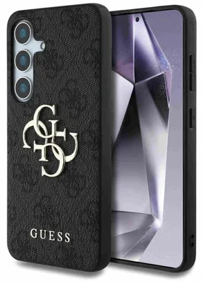 Zdjęcie produktu dla Etui GUESS pasuje do SAMSUNG S25 GUHCS25S4GMGGR (4Gpoliuretan Big Logo) czarny