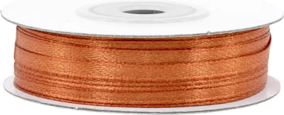 Produktbild von Satinband 3mm x 50m Rolle Kupfer