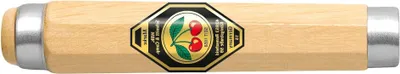 Productafbeelding van Sterke handgreep - Houtbewerking handvat - Houtsnijden - Charmant houten design - 140 mm - Geel Zwart