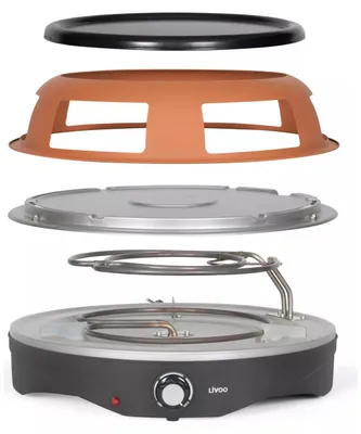 Produktbild von Mini-pizzaofen 1200 w braun Livoo DOC304
