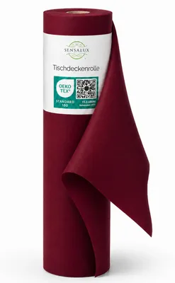 Produktbild von Sensalux Tischdeckenrolle, 1,18m x 25m Bordeaux