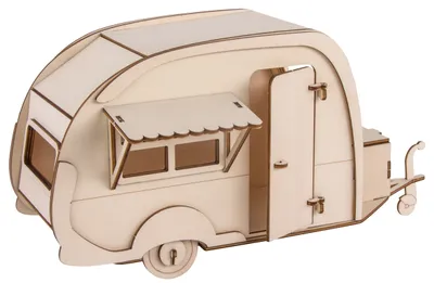Obrázok produktu pre Drevená stavebnica "Karavan", 40 ks.