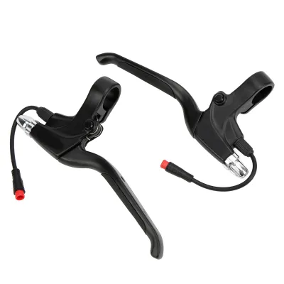 Produktbild von Fahrradbremshebel, links und rechts, elektronische Bremshebel, 1 Paar, mit 2-poligem wasserdichtem Stecker, für E-Scooter und Fahrradteile