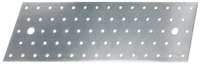 Produktbild von Alberts 20x Lochplatte 300x100x2 mm Lochplattenwinkel sendzimirverzinkt stabiler Metallverbinder