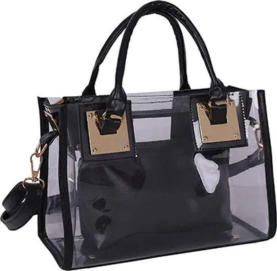 Produktbild von Kleiner transparenter PVC-Schultertaschen-Set