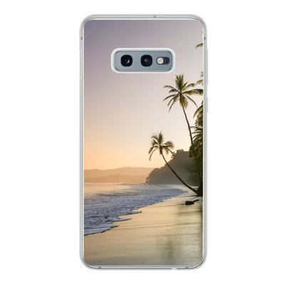 Produktbild von MuchoWow® Handyhülle Schutzhülle Hülle für Samsung Galaxy S10e Strand - Meer - Palme Silikon Softcase Handy Hülle - Handy