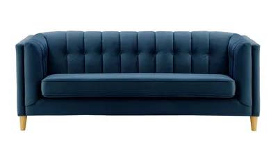Produktbild von SLF24 - Dreisitzer-Sofa Sodre - blau - Velluto 11