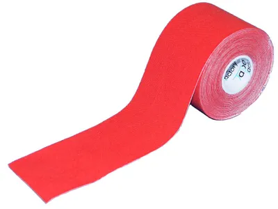 Produktbild von Tapefactory24 Getting Started Kinesiologie Tape 5cm x 5m rot, Tapes Taping Klebeband Tapeverband Bandage wasserfest