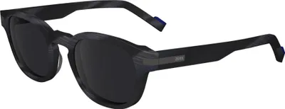 Immagine prodotto di Occhiali da sole unisex Zeiss ZS23536S, montatura grigia a forma di guscio, misura 49/22/145