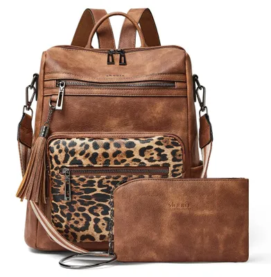 Produktbild von Damen Rucksack Geldbörse aus Kunstleder