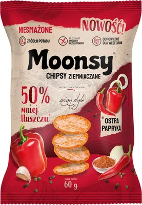 Immagine prodotto di Moonsy Patatine al gusto di peperoncino piccante 60 g
