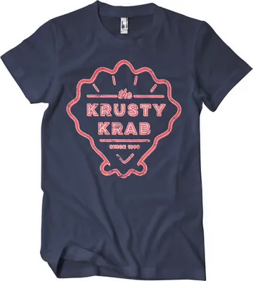 Produktbild von The Krusty Krab Since 1999 T-Shirt - Small  - Navy