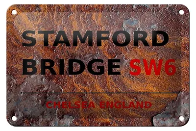 Produktbild von Blechschild London 18x12cm England Stamford Bridge SW6