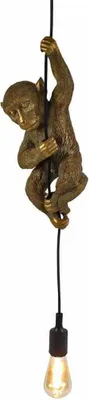 Produktbild von Deckenleuchte Chip, gold Polyresin, 38,5x13x14,5 cm, E27
