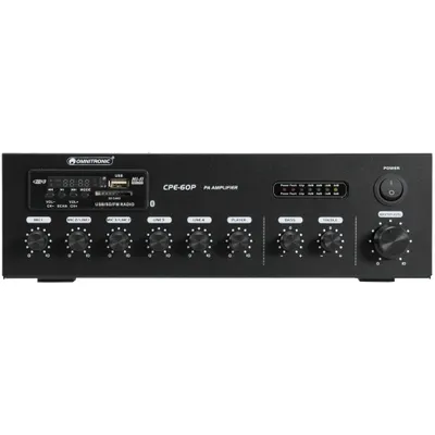 Produktbild von Omnitronic 80709606 Audioverstärker Leistung/Phase Schwarz (80709606)