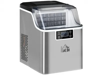 Produktbild von Eismaschine, Modell 800-139, mit einem 3,2-Liter-Wassertank, Produktionsleistung: 20 kg Eis pro 24 Stunden