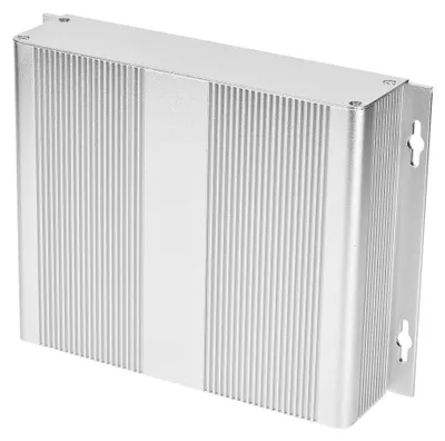Image de Boîtier de projet électronique en alliage d'aluminium argenté pour circuit imprimé 48x204x150mm