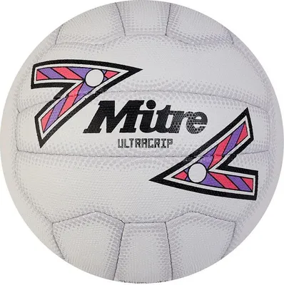 Produktbild von Mitre - "Ultragrip" Netzball CS2197 (5) (Weiß/Schwarz/Violett)