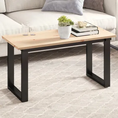 Produktbild von Möbel Tischplatte 90x40x1,7 cm Rechteckig Massivholz Kiefer - Tischplatten 847415