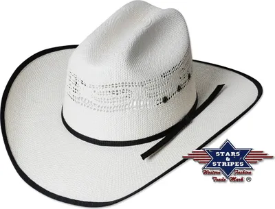 Produktbild von Westernhut Cowboy Biker Strohhut »ASHTON« Weiß