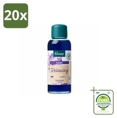 Obrázok produktu pre 20 kusov produktu Kneipp Badöl (olej do kúpeľa) s vôňou levandule - 100 ml - veľké balenie