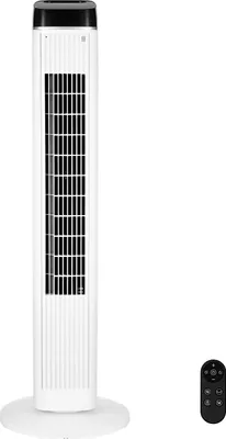 Obrázok produktu pre SucceBuy 60W vežový ventilátor s 9-hodinovým časovačom a diaľkovým ovládaním, 6,7 m/s