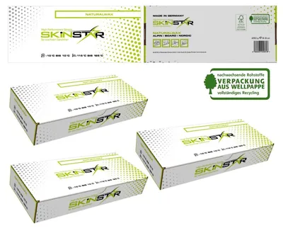 Productafbeelding van SKINSTAR NATUURLIJKE WAX - Skiën, langlaufen, snowboarden. Wax voor toerskiën. 750g