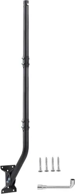 Produktbild von Universal Antennenhalter - 51 Zoll Länge - Umkehrbarer Entwurf - Silber