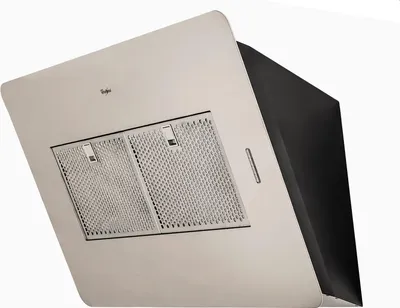 Produktbild von Whirlpool AKR 851 IX Kopffreihaube, Wand-/Schrankmontage, Abluft/Umluft, max. 440 m³/h, 80 cm Breite, Metall-Filter, 3 Gebläsestufen, 59 dB