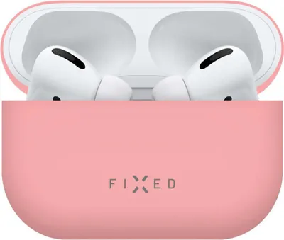 Produktbild von Schutzhülle Fixed Silky für Apple AirPods Pro 2, Rosa
